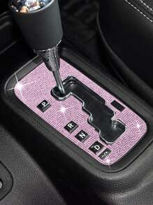 1pc/2pcs Car Interior Decorative Rhinestone Sticker, Creative Mix And Match, Multiple Colors Available