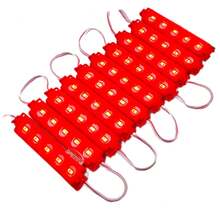 Paquete 20 Módulos De 5 Led 5050 Tipo Encapsulado - Rojo - Ver 2