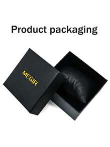 MEGIR MEGIR Luxury Business Square Men's Waterproof Chronograph Watch