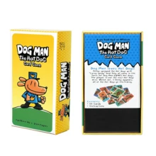 1入組 Dog Man 熱狗紙牌遊戲 - 適用於派對、聖誕節、萬聖節、復活節、感恩節等，快節奏的合奏遊戲 - 不需要電源、非道具紙鈔、紙張和其他材料、美學家居裝飾、生日派對用品、創意小禮盒。 - 黃色 - 查看 5