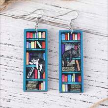 2pcs Creative And Personalized Graduation Themed Book, Graduation Cap, And Letter Pendant Stud Earrings For Girls As Graduation Gift - Multicolor - View 22