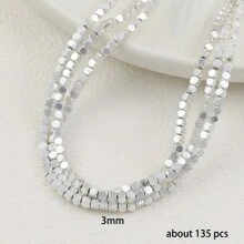 135/190 Viên (Đường Kính 2/3 Mm) đá Mật Màu Đen Tự Nhiên Mạ Điện Cắt Hình Bát Giác Hạt Vuông Rời Hạt Cho DIY Trang Sức Làm Và Hàng Thủ Công - một cái túi - Xem 19
