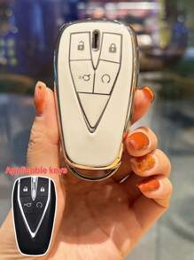Housse de clé TPU compatible avec Changan CS75 Plus/Unit/Univ, Eado CS35/CS55, Uni-K X5, Oushang Auto