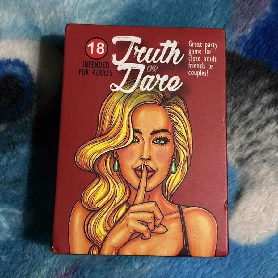 1 Set Truth Or Dare Cards Game, 100 Questions Fun Party Game For Adults Or Naughty Gift For Couples With Hilarious Dares And Terrible Truths, Great For Game Night,Fun Adult Game Night Game, Family Gathering Travel Game, Fun Adult Party Game Night Game Board Card Game - Rusty Rose - View 1