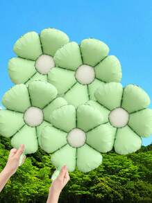5 quả bóng bay lá nhôm Daisy, màu kem, màu caramel, màu xanh và màu hồng hình hoa hướng dương thích hợp cho trang trí tiệc cưới sinh nhật, giáng sinh - Nhiều màu - Xem 4