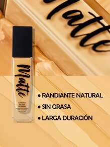 ULTRAMO Base De Maquillaje Matte Cobertura Aterciopelada Antiporos Sin Sensación Grasa - #2 MEDIUM - Ver 3