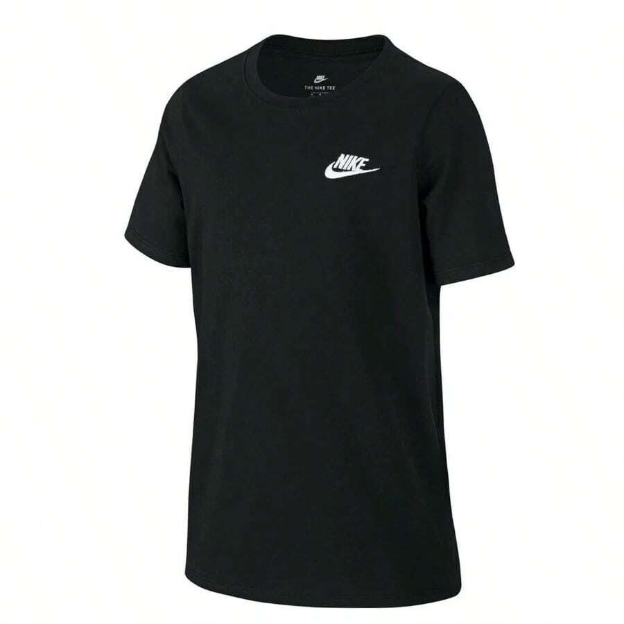 Boyfriend Style Men's Nike Core T-Shirt Crew Neck - Black - View 1