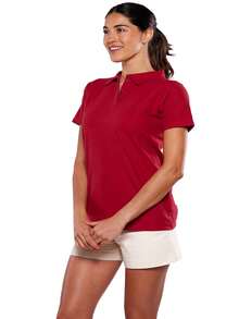 Women T-Shirts - Red - View 2