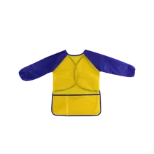 1/2/3/4ps 防水儿童艺术罩衣儿童艺术围裙带 3 个宽敞口袋，绘画用品（不含颜料和画笔）