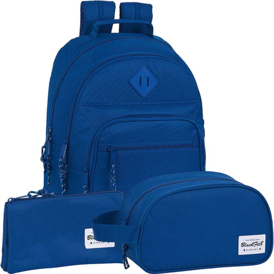 Pack 3 Pieces BLACKFIT8 OXFORD Backpack, Case And Toiletry Bag BLACKFIT8 - Backpack, Case And Toiletry Bag Unique Design And Official License BLACKFIT8 - Multicolor - View 1