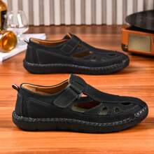 Giày lười ngoài trời cho nam Giày sandal thông thường Giày đi biển Giày ngư dân - màu đen - Xem 2