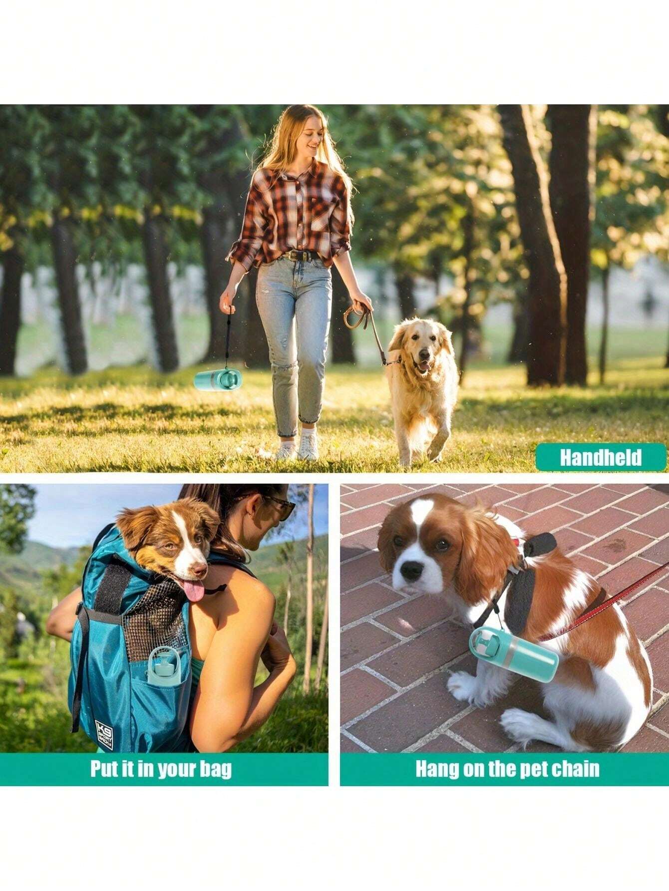 New Dog Waste Picker Pet Poop Scoop With 6 Claws And Plastic Garbage