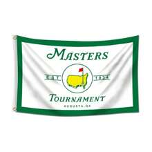 Masters Flag Golf Flag 3x5 Ft Golf Decor Vivid Color Premium College Masters Party Room Indoor Dorm Banner Parties - White - View 1