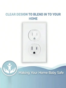 10 Pcs Baby Proofing Safety Child Safety Electrical Plug Protector With Hidden Handle Outlet Cover For Electrical Outlets For The Protection Of Children And Toddlers. Baby Shower Family Decorations Gifts