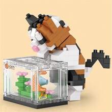 LOZ 可爱动物积木玩具动漫人物猫，益智玩具，男孩和女孩房间装饰的完美礼物 - 黑色 - 查看 13