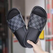 男士夏季户外拖鞋，时尚百搭运动休闲钩环凉鞋，青少年户外流行沙滩鞋 - 黑色 - 查看 7