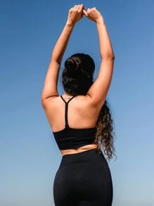 Women Sports Sets - 黑色 - 查看 3