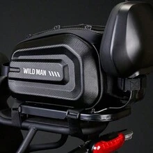 4L Multifunctional Bicycle Rear Seat Bag Waterproof Cycling Bike Rack Trunk Cargo Bag Pannier Bag Handbag Shoulder Bag - Black - View 8