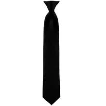 Clip On Ties For Men - 黑色 - 查看 1