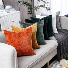 1 szt. Niewypełniona teksturowana, gruba śnieżna lniana poszewka na poduszkę, poszewka na poduszkę w stylu wiejskim do salonu z rozkładaną sofą, wystrój domu w jednolitym kolorze. Ta piękna poszewka nadaje się na sofy, kanapy, łóżka, samochody, siedzenia, siedzenia przy oknach, fotele dwuosobowe, pokoje dzienne, sypialnie i podłogi. - spalona pomarańcza - Zobacz 10