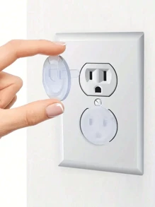 10 Pcs Baby Proofing Safety Child Safety Electrical Plug Protector With Hidden Handle Outlet Cover For Electrical Outlets For The Protection Of Children And Toddlers. Baby Shower Family Decorations Gifts
