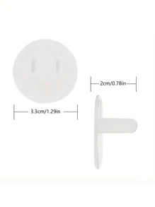 10 Pcs Baby Proofing Safety Child Safety Electrical Plug Protector With Hidden Handle Outlet Cover For Electrical Outlets For The Protection Of Children And Toddlers. Baby Shower Family Decorations Gifts