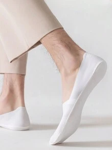 6 pares de calcetines ligeros para hombre, calcetines de barco sin resbalón de seda de hielo, adecuados para uso diario