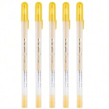 Weiß/Gold/Silber Textmarker für Studenten für Kunstzeichnungen, Skizzieren, glänzend, Schwarzer Karton Kulli (1 Stück/5 Stück/10 Stück) Schulmaterial, Rückkehr zur Schule