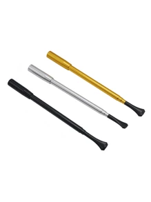 1 pièce Porte-cigarette unisexe mince avec tige longue extensible, accessoire de costume de rôle, accessoire photo et de scène, style vintage imprimé léopard pour Halloween