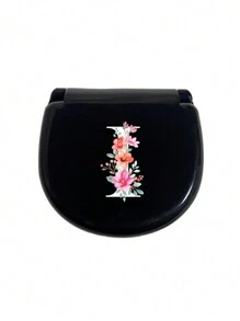 Floral Pattern Sewing Tool Box, Letters A-Z, Perfect Gift For Sewing Beginners: 1 Set Portable Mini Sewing Kit - Foldable, DIY Sewing Supplies And Accessories, Suitable For Travelers And Emergency Clothing Fixers, Mini Needle Box Portable Small Needle Pouch Sewing Tool Combination Set Hotel Supplies (Pin Color Random) - Black - View 14