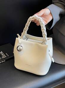 Bolso de cubo de moda versátil, bolso de mano para mujeres