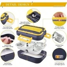 Electric Lunch Boxes - Màu xanh hải quân - Xem 4