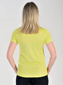 Women Sports Tees & Tanks - Lime Green - View 2