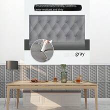 2件防撞泡壁紙床貼嬰兒自黏軟包嬰兒房3d立體牆貼牆貼牆墊防潮防污防黴美化裝飾隔音吸音 - 彩色 - 查看 14