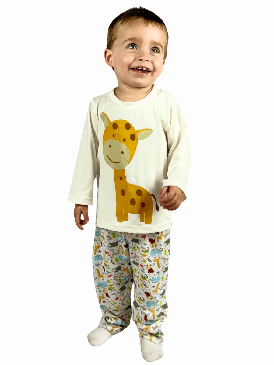 Young Boys Pajamas - Màu be - Xem 1