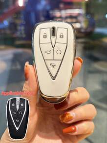 Housse de clé TPU compatible avec Changan CS75 Plus/Unit/Univ, Eado CS35/CS55, Uni-K X5, Oushang Auto
