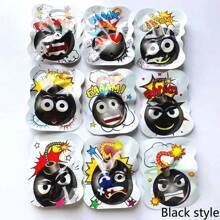 100 piezas/30 piezas/10 piezas Petardos con forma de granada de colores aleatorios, globos, juguetes de broma explosivos para fiestas, bodas, despedidas de soltera, celebraciones de Año Nuevo y actividades y accesorios del Día de los Inocentes - bollitos fritos pequeños - Ver 7