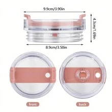 1 Stück Ersatzdeckel (3,54''), Klarer Wasserbecherdeckel Für 40oz Becher, Kaffeetassen Deckel, Auto Tumbler Deckel, Trinkzubehör, Küchen Accessoires, Heimküchen Gegenstände