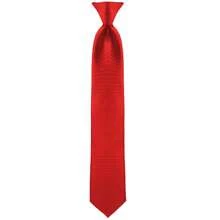 Clip On Ties For Men - Red - View 1