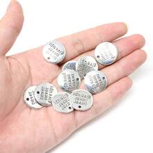 10pcs Inspirational Words Charms Lettering Saying Pendants Engraved Message Charms For Jewelry Making Hand Craft Supplies Jewelry Findings For DIY Necklace Bracelet Earring Key Chains Never Never Give Up She Believed She Could So She Did - Antique Silver - View 6