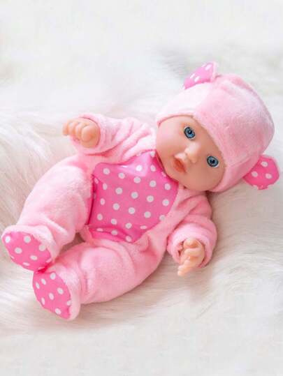 8" Soft Silicone Reborn Doll Collectible Doll Lifelike Baby Girl Doll Plaything