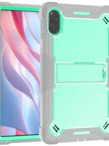 Protección resistente Compatible con Honor Pad X9 11.5 pulgadas 2023 Funda híbrida resistente a prueba de golpes Funda protectora resistente Compatible con Honor Pad X9 Tablet Case con soporte incorpo - Verde - Ver 8