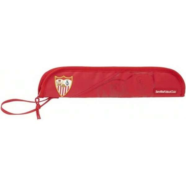 Sevilla FC Corporativa Flute Holder - Officially Licensed Flute Holder - Practical Design - Ideal For School And Conservatory - Resistant Material - Secure Zipper Closure