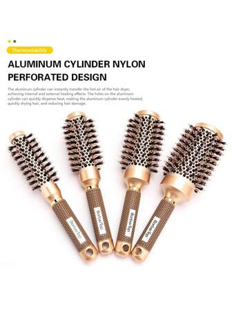 1개 이온 라운드 헤어 브러시, 전문 살롱 및 가정용으로 적합한 정전기 방지 스타일링 브러시