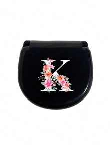 Floral Pattern Sewing Tool Box, Letters A-Z, Perfect Gift For Sewing Beginners: 1 Set Portable Mini Sewing Kit - Foldable, DIY Sewing Supplies And Accessories, Suitable For Travelers And Emergency Clothing Fixers, Mini Needle Box Portable Small Needle Pouch Sewing Tool Combination Set Hotel Supplies (Pin Color Random) - Black - View 26