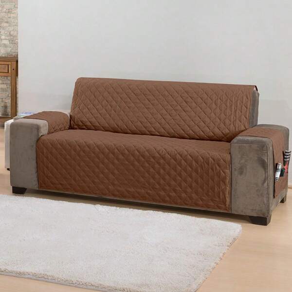 Protetor de Sofá Classic 4 Lugares Padrão Matelado Decoração