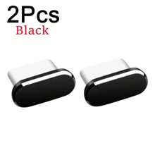 2Pcs 15PM Metal Dust Plug Compatible With Iphone 15 Pro Max 15Plus USB Type C Charge Port Plugs Stopper Mobile Phone Type-C Protection Cap - Multicolor - View 2