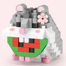 LOZ 可爱动物积木玩具动漫人物猫，益智玩具，男孩和女孩房间装饰的完美礼物 - 黑色 - 查看 15