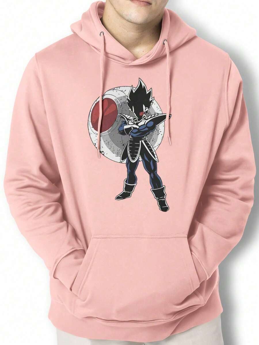 Vegeta Princes SSJ Kangaroo Blouse IPJ1 Sweatshirt - 淺粉色 - 查看 1