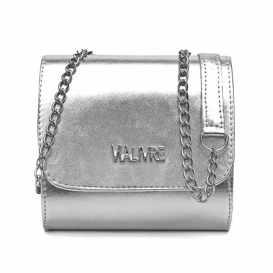 Women Clutches - 銀色 - 查看 1